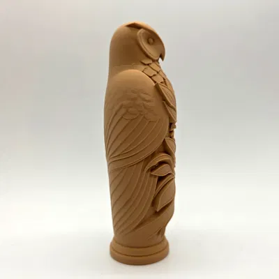 Tượng Cú Mèo Chạm Khắc Trên Cành Ô Liu