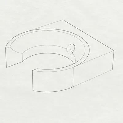 Giá treo bóng chày lên tường (Baseball wall holder)