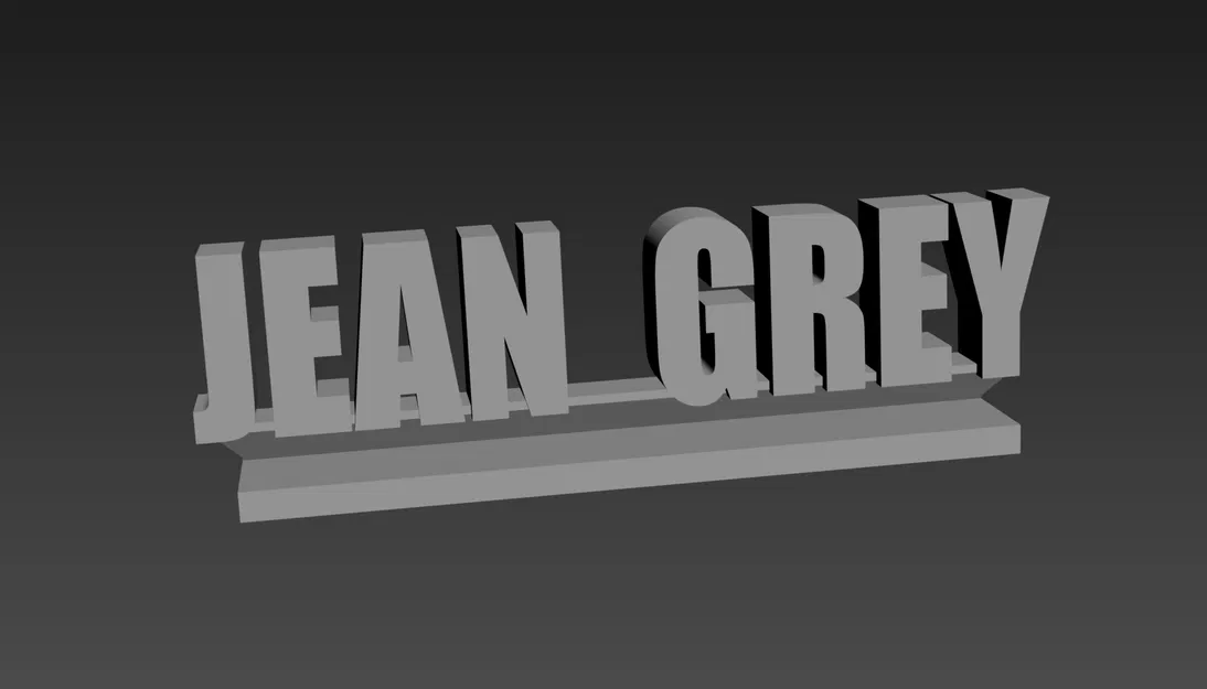 Thẻ tên trưng bày - JEAN GREY – Modular Collectible System – #SAVFX - Image 1