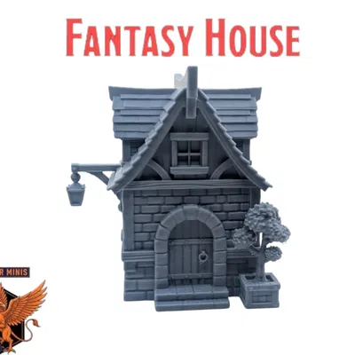 Fantasy House - MGM Print-Ready Mini (Nhà Fantasy mini in sẵn)