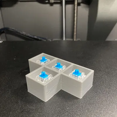 WASD Clicker Fidget (Bộ keycap WASD bấm click, có holder)