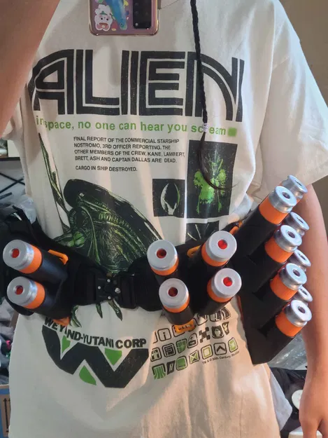 Giá đựng Silly Shell “Hedgehog” gắn Molle cho Nerf (Holder/Carrier/Caddie) - Image 1