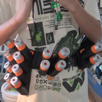 Giá đựng Silly Shell “Hedgehog” gắn Molle cho Nerf (Holder/Carrier/Caddie) - Image 2