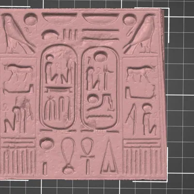 Chữ tượng hình khắc trên bảng đá