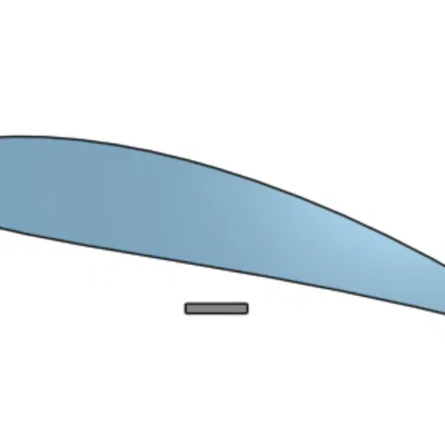 Naca 2412 morphed 11 deg AOA