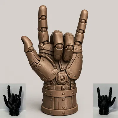 Bàn Tay Steampunk Rock Sign (Steampunk Rock Sign Hand)
