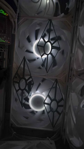 Chụp Quạt 240mm My Little Pony Rarity - Bảo Vệ & Trang Trí PC - Image 1