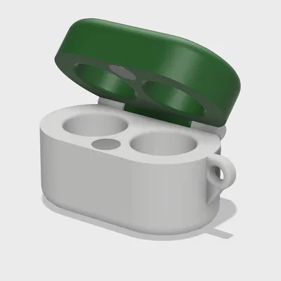 Hộp đựng nút tai nam châm gắn móc khóa (Magnetic Earplug Case for Keychain)