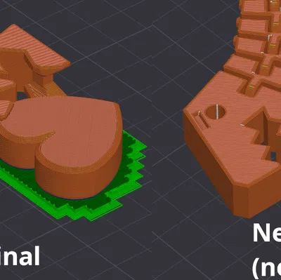 Mô Hình Khủng Long Bạo Chúa Valentine Ôm Tim 3D - Dễ In