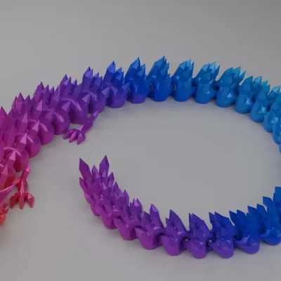 Rồng 3D Khớp Nối: Mô Hình Linh Hoạt Độc Đáo