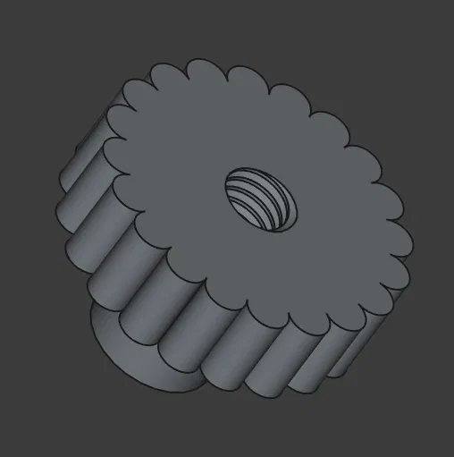 Đai ốc cuộn ribbon máy đánh chữ Olivetti Underwood 21 (Spool Nut) - Image 1