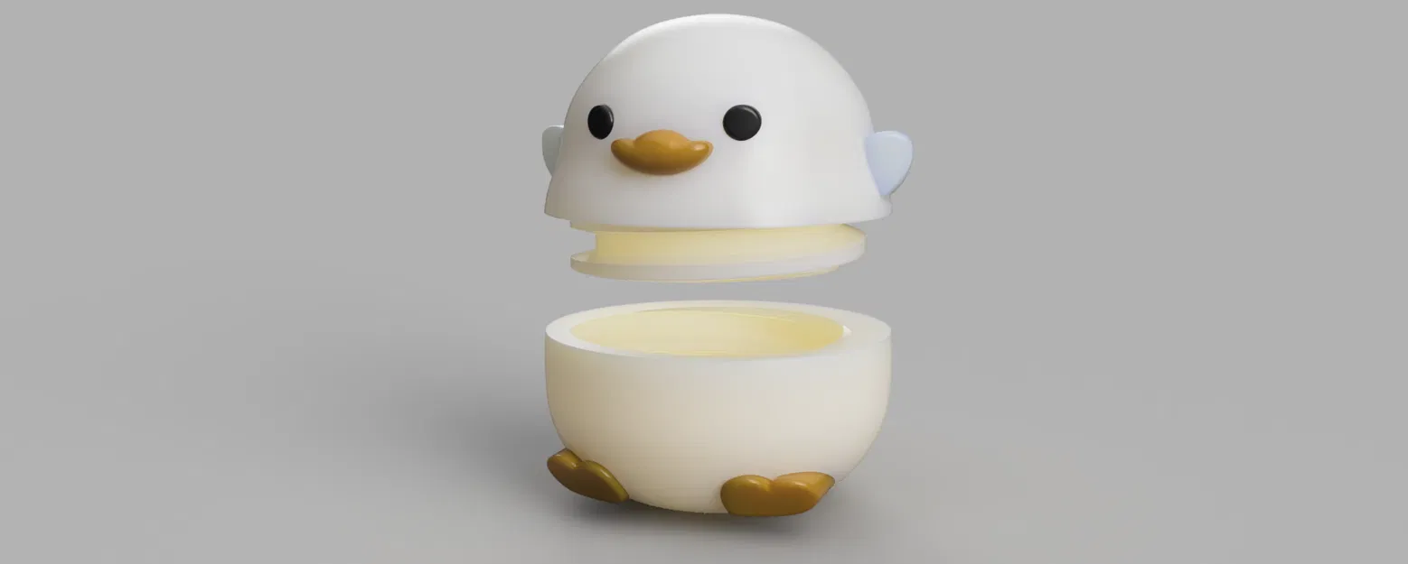 Gạt Tàn Vịt Di Động Mini Siêu Dễ Thương - Đồ Trang Trí Tiện Lợi - Image 1