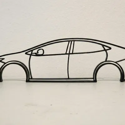 Tranh treo tường 2D Toyota Prius Thế hệ 5 - Trang trí độc đáo