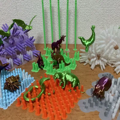 The Coilded Planet - Các lựa chọn đế trưng bày thay thế