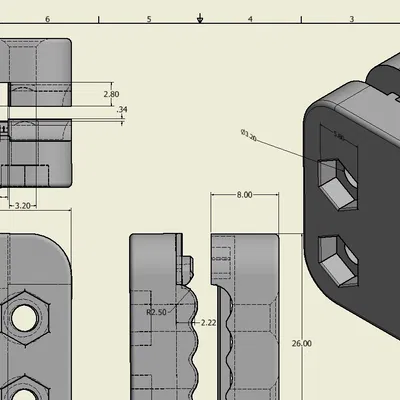 Kẹp Giữ Dây Thép 0.8-1mm Chịu Lực Tốt