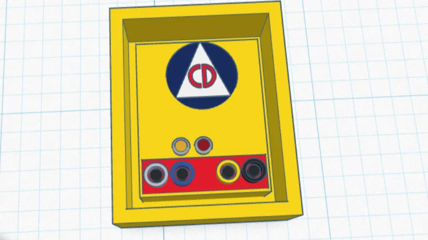 Mô hình Hộp điều khiển Federal Signal AR Timer trang trí độc đáo - Image 1