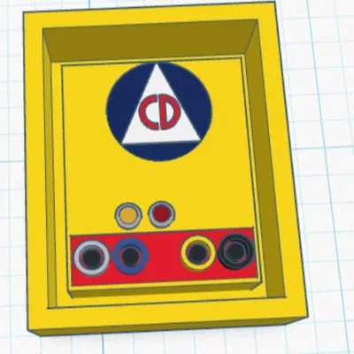 Mô hình Hộp điều khiển Federal Signal AR Timer trang trí độc đáo