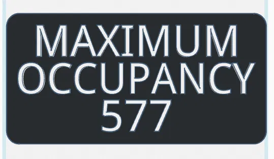 Bảng Maximum Occupancy (Sức chứa tối đa) - Image 1