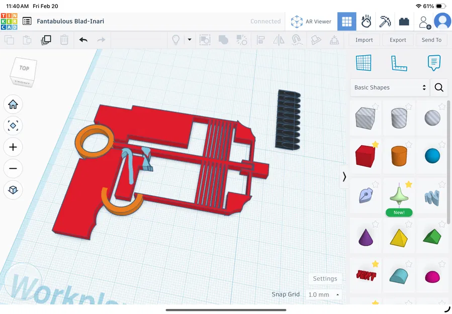 Súng Nerf Mini Tự In 3D Ngầu & Chất - Image 1