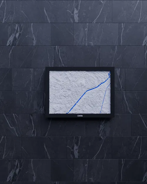 Lleida, Spain - Bản thu nhỏ 3D địa hình - Image 5