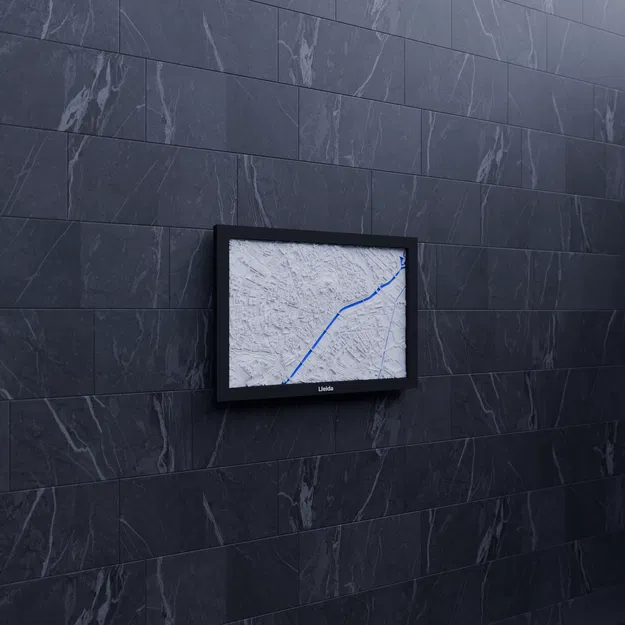 Lleida, Spain - Bản thu nhỏ 3D địa hình - Image 6