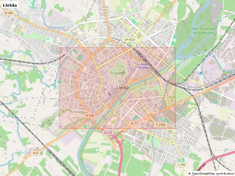 Lleida, Spain - Bản thu nhỏ 3D địa hình - Image 8