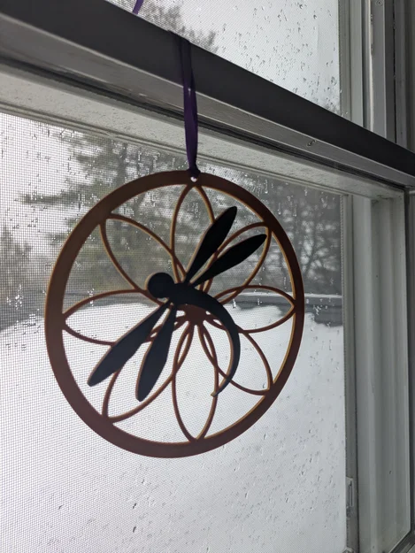 Móc Treo Trang Trí Hình Chuồn Chuồn Phong Cách Dreamcatcher - Image 2