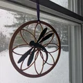Móc Treo Trang Trí Hình Chuồn Chuồn Phong Cách Dreamcatcher - Thumbnail 2