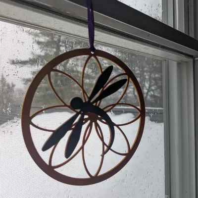 Móc Treo Trang Trí Hình Chuồn Chuồn Phong Cách Dreamcatcher