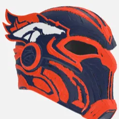 Mũ Bảo Hiểm Chiến Binh Phong Cách Broncos - In 3D Độc Đáo