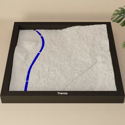 Trento, Ý - Mô hình thu nhỏ 3D địa hình