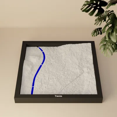 Trento, Ý - Mô hình thu nhỏ 3D địa hình