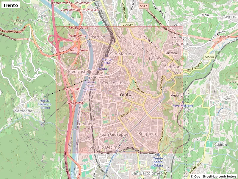 Trento, Ý - Mô hình thu nhỏ 3D địa hình - Image 8