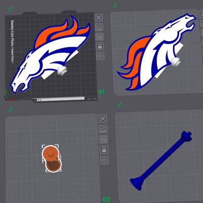 Wand thẻ tín dụng tap to pay Broncos