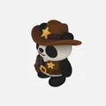 Sheriff Panda – Gấu trúc Sheriff Viễn Tây dễ thương – Dễ in - Thumbnail 3
