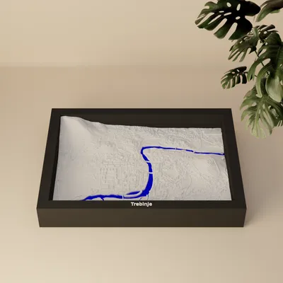 Trebinje, Bosnia và Herzegovina - Mô hình thu nhỏ 3D địa hình