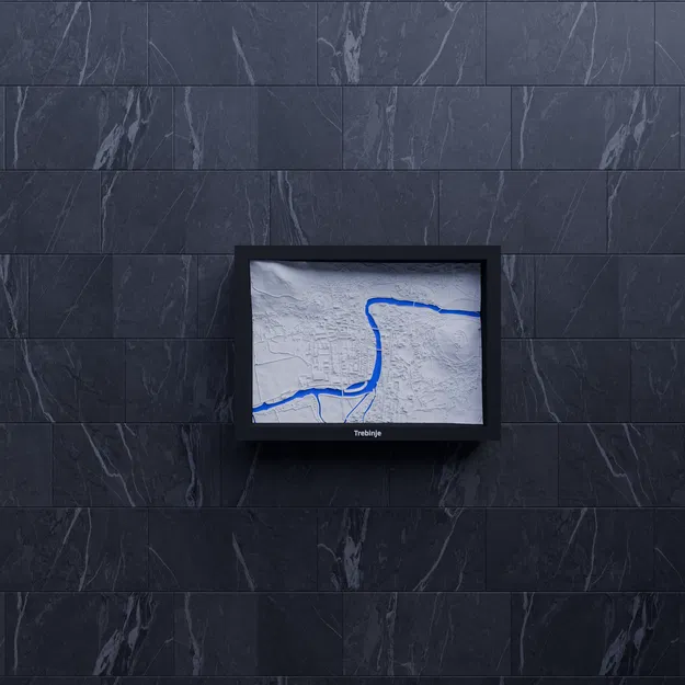 Trebinje, Bosnia và Herzegovina - Mô hình thu nhỏ 3D địa hình - Image 4