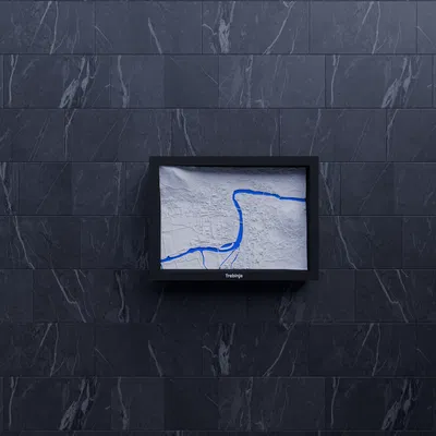 Trebinje, Bosnia và Herzegovina - Mô hình thu nhỏ 3D địa hình