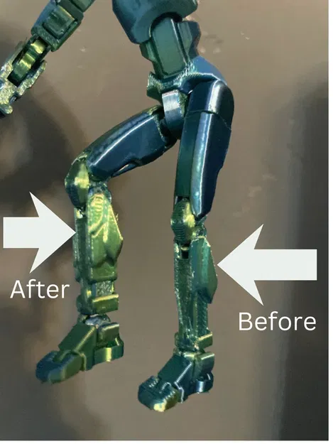 Giáp Chân Nặng Cho Mô Hình Action Figure - In 3D Dễ Dàng - Image 1
