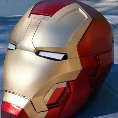 Mặt Nạ Iron Man Mark 43 - Mô Hình 3D Siêu Đẹp