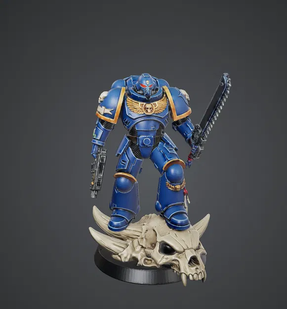 Mô Hình Warhammer Space Marine Đẹp Mắt - Đồ Chơi 3D - Image 1