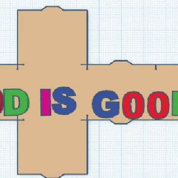 Thánh Giá "Chúa Thật Tốt Lành" In 3D Ý Nghĩa