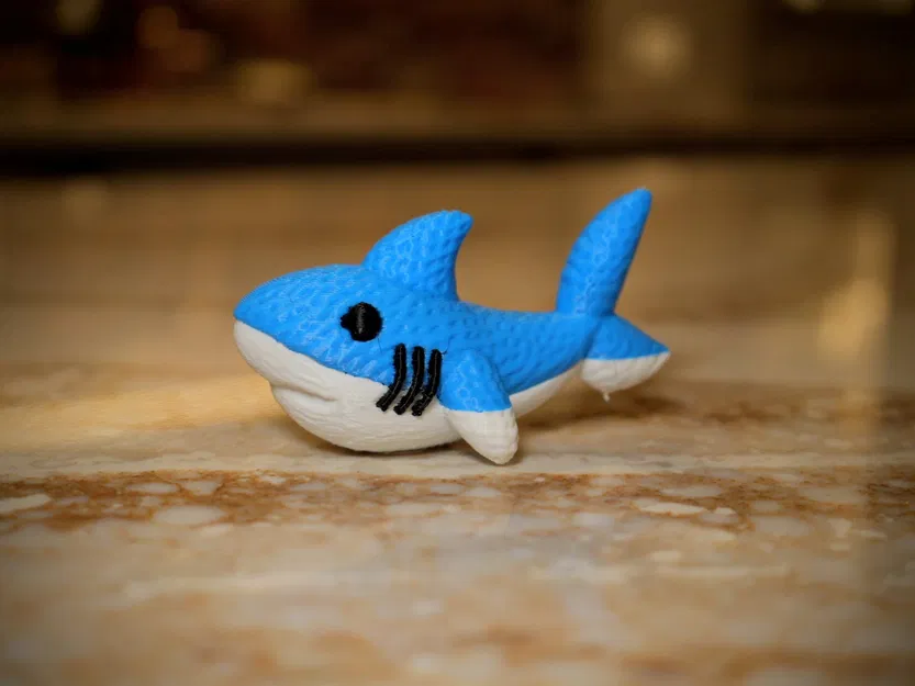 Cá Mập Knitted Mini (Knitted Shark) - Image 1