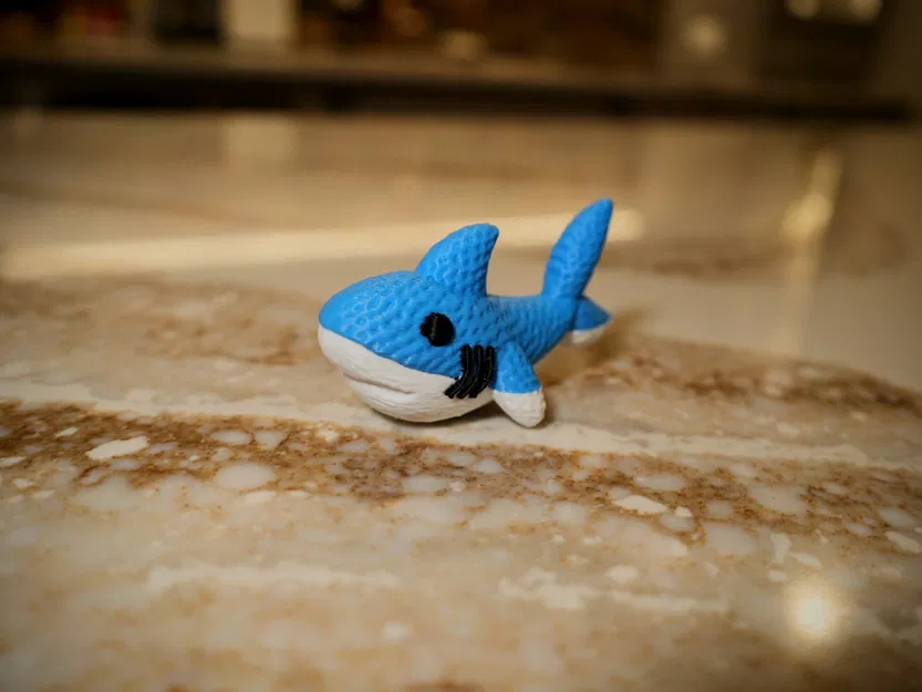 Cá Mập Knitted Mini (Knitted Shark) - Image 3
