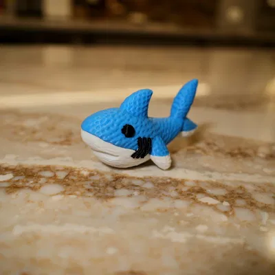 Cá Mập Knitted Mini (Knitted Shark)
