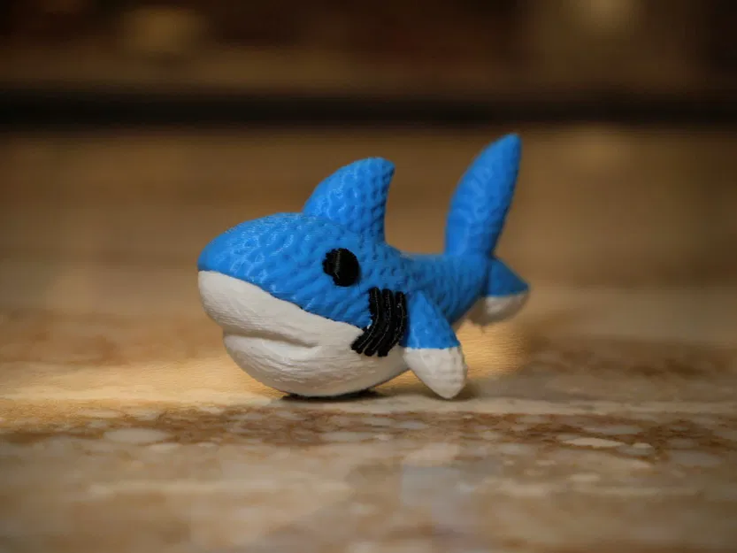 Cá Mập Knitted Mini (Knitted Shark) - Image 4