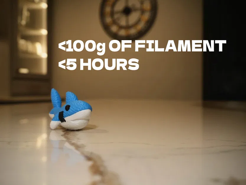 Cá Mập Knitted Mini (Knitted Shark) - Image 6