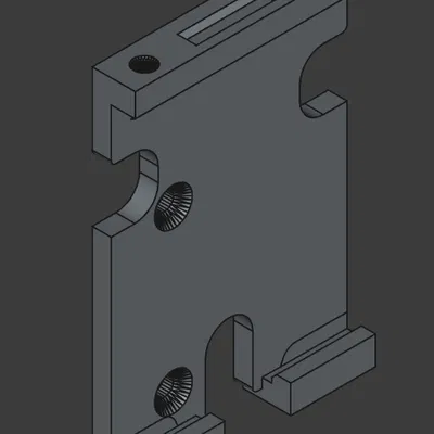 Ngàm gắn E3D Hemera cho TronXY X5S (TronXY X5S E3D Hemera Mount)