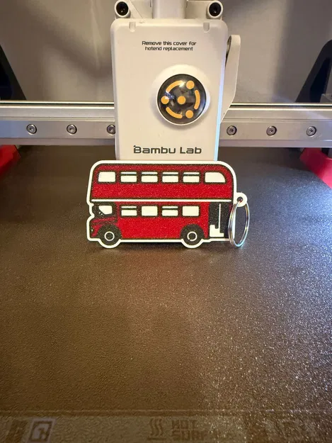 Móc Khóa Xe Buýt Hai Tầng London Độc Đáo - Image 1