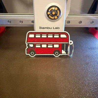 Móc Khóa Xe Buýt Hai Tầng London Độc Đáo